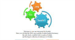 Desktop Screenshot of goswahili.org
